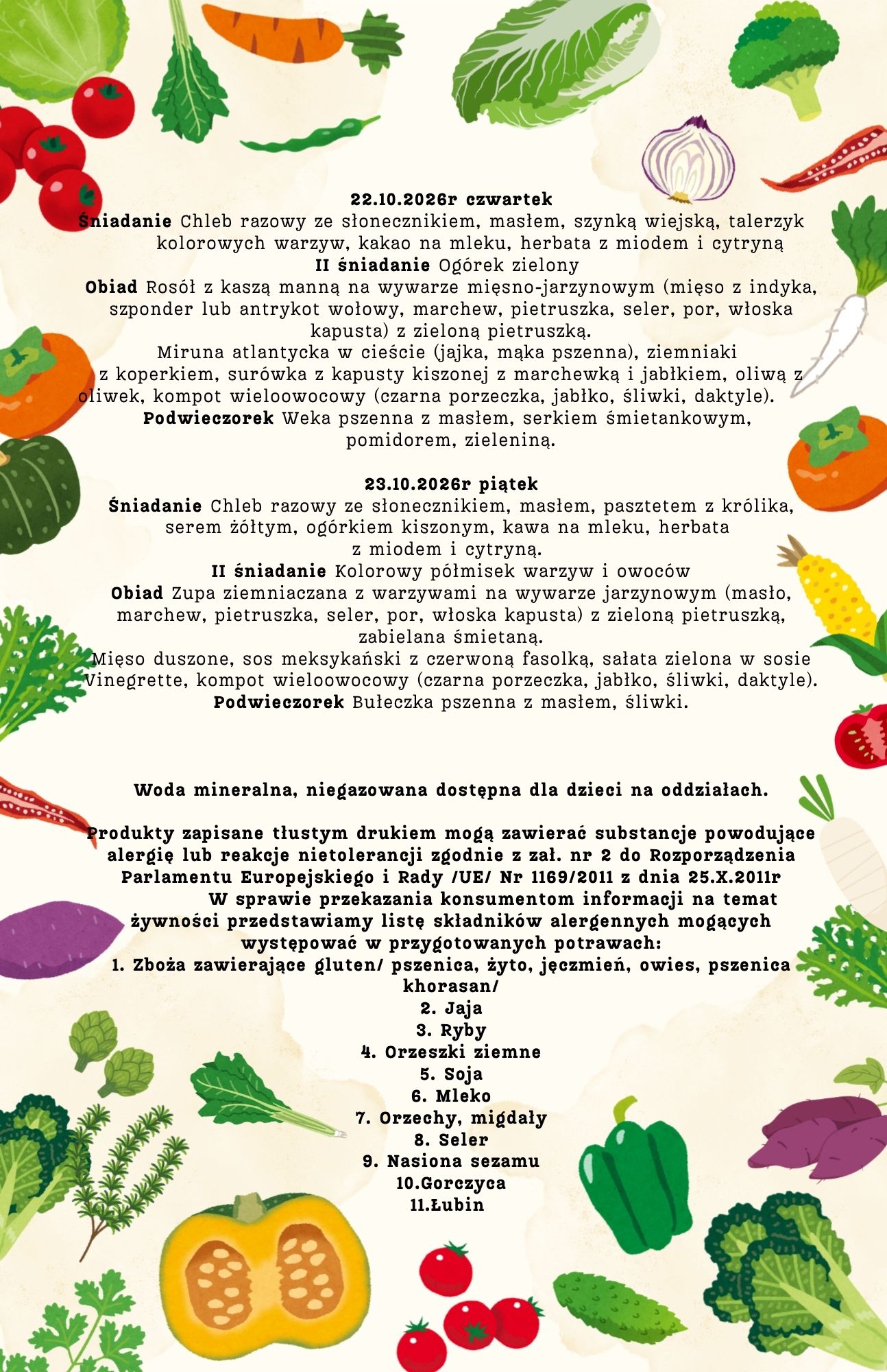 Jadłospis 22-23.10.2026 Jadłospis 22 23 10 2026